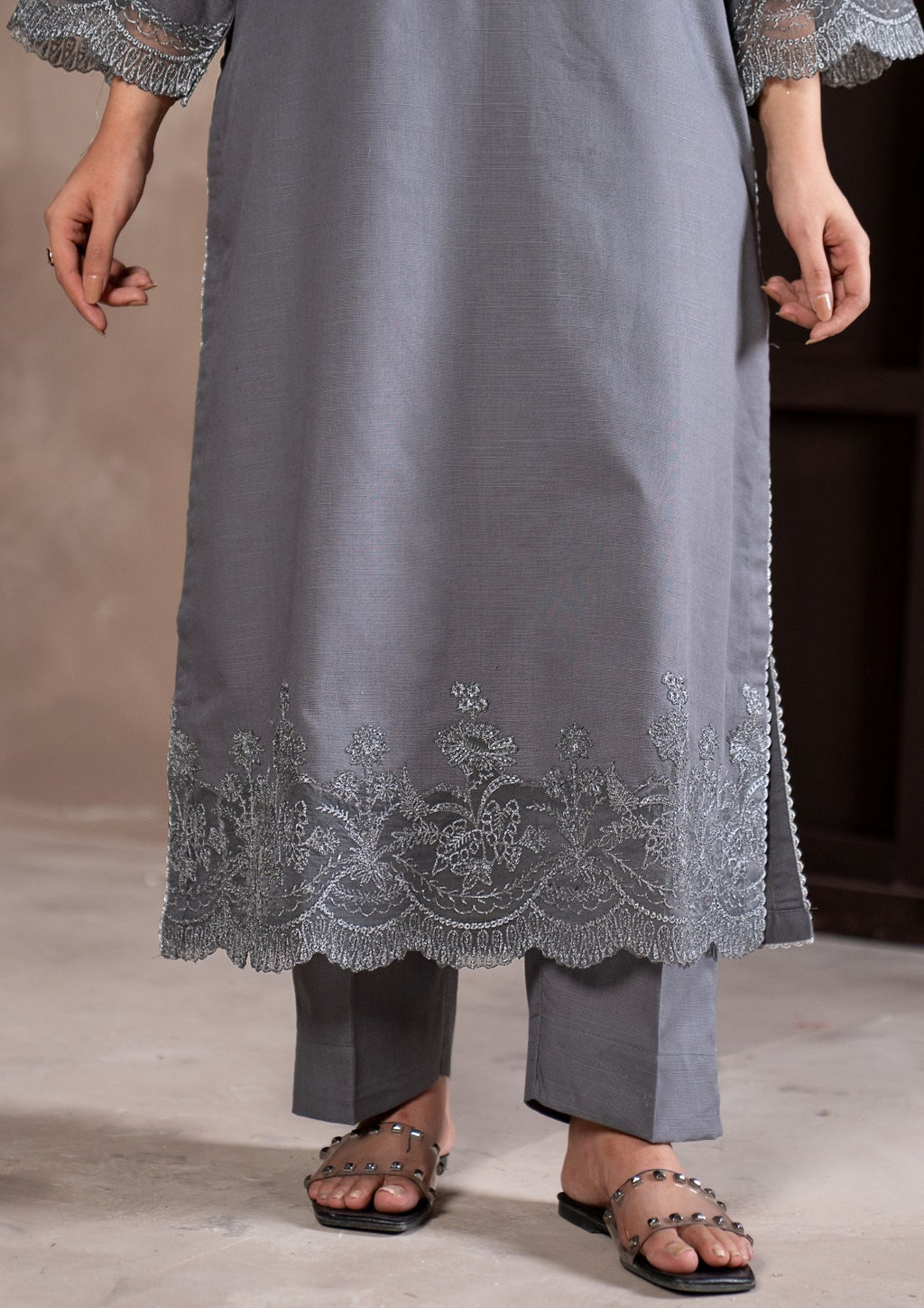 3Pc Embroidered Khaddar AMLT-W26-0016