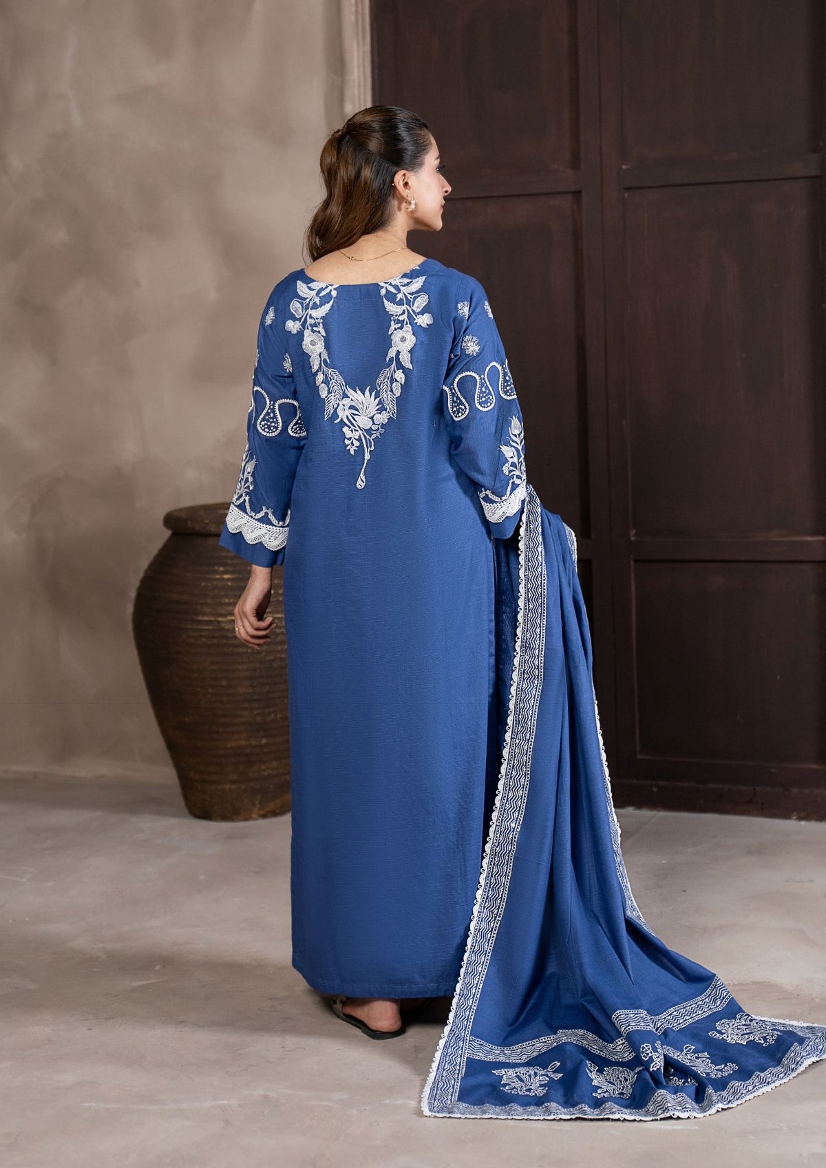 3Pc Embroidered Khaddar AMLT-W26-0017