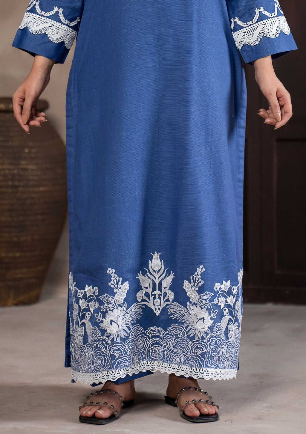 3Pc Embroidered Khaddar AMLT-W26-0017