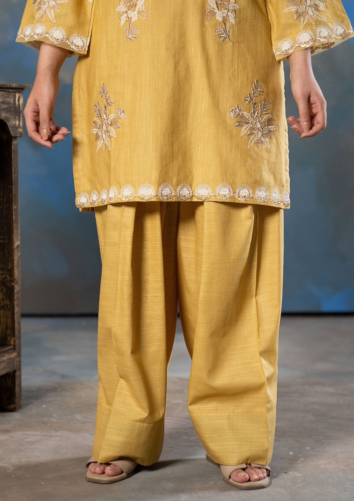 3Pc Embroidered Khaddar AMLT-W26-0020