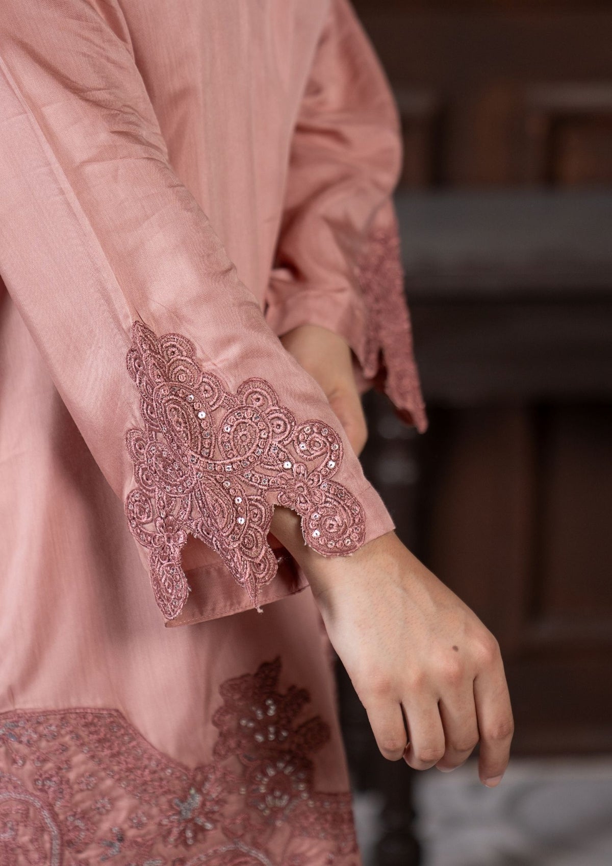 3Pc Embroidered Silk Viscose AMLT-W26-0021