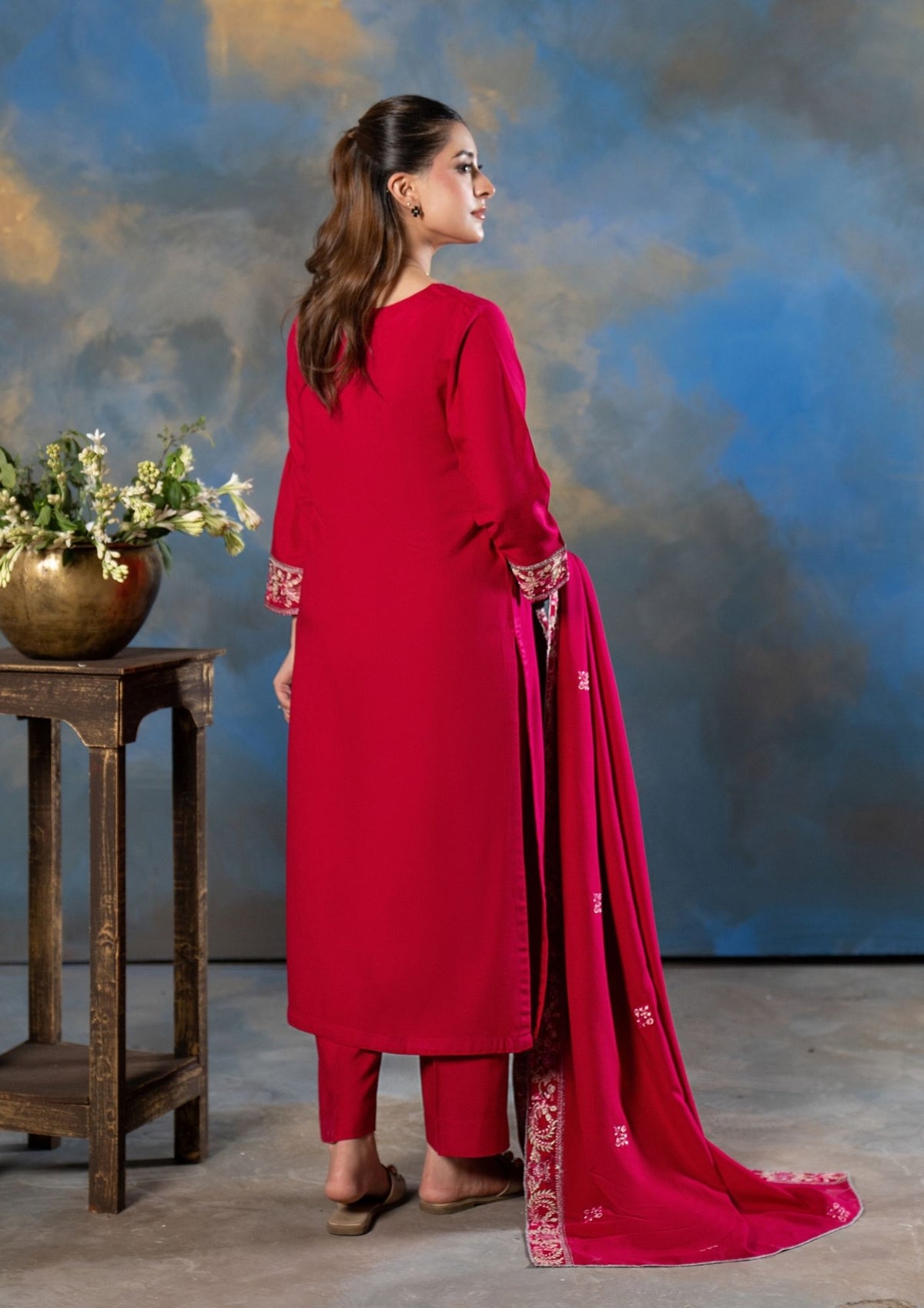 3Pc Embroidered Khaddar AMLT-W26-0003
