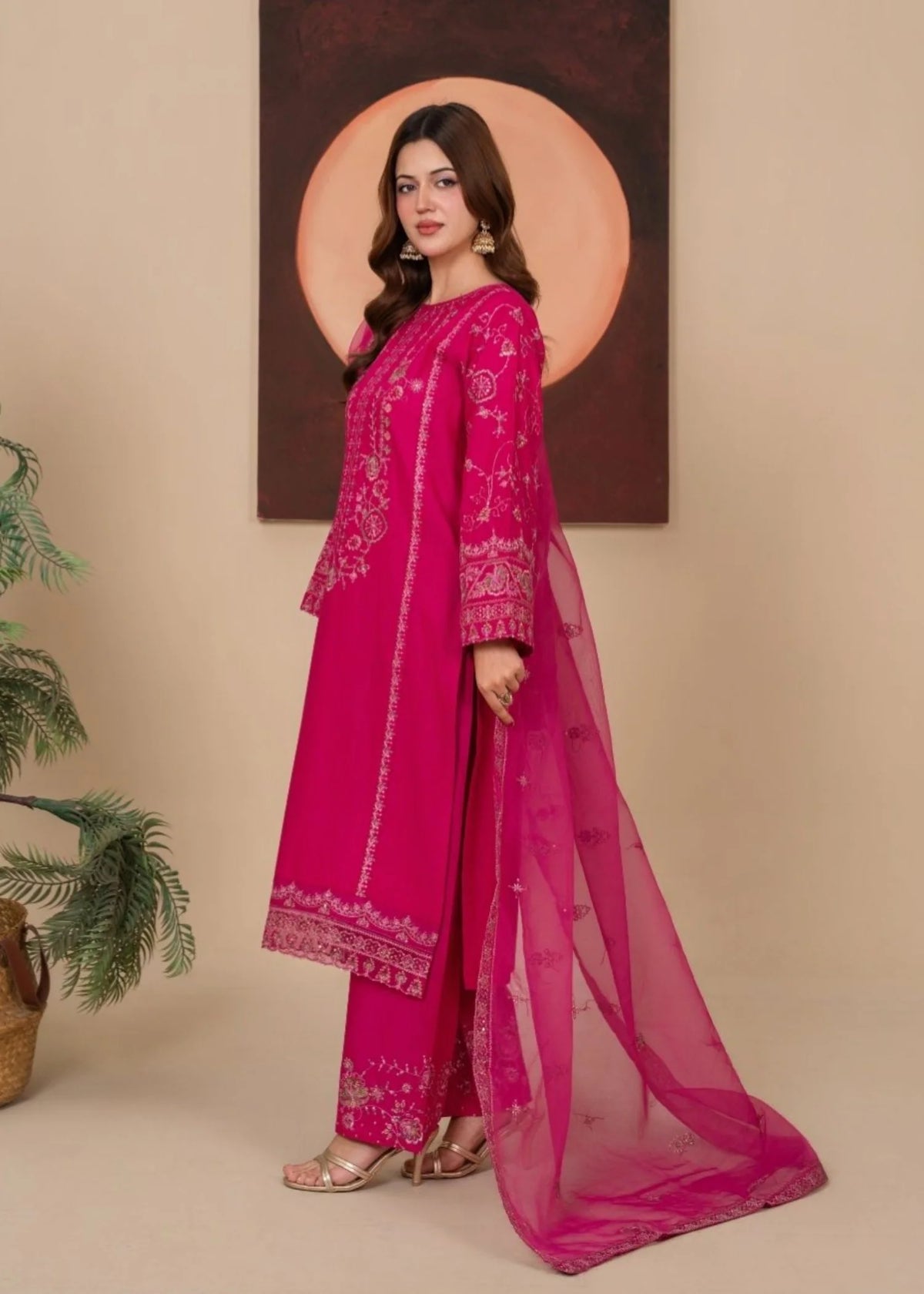 3Pc Embroidered Lawn Cotton EID-S26-0002