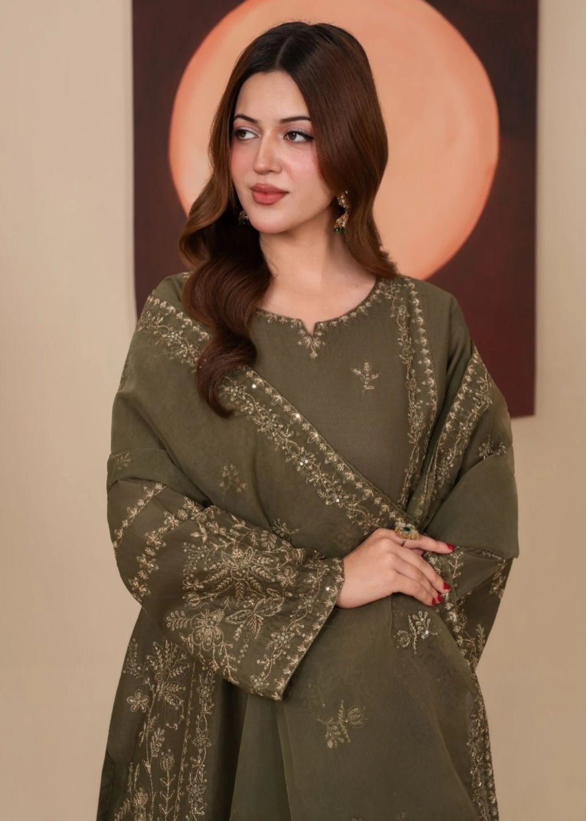 3Pc Embroidered Lawn Cotton EID-S26-0003
