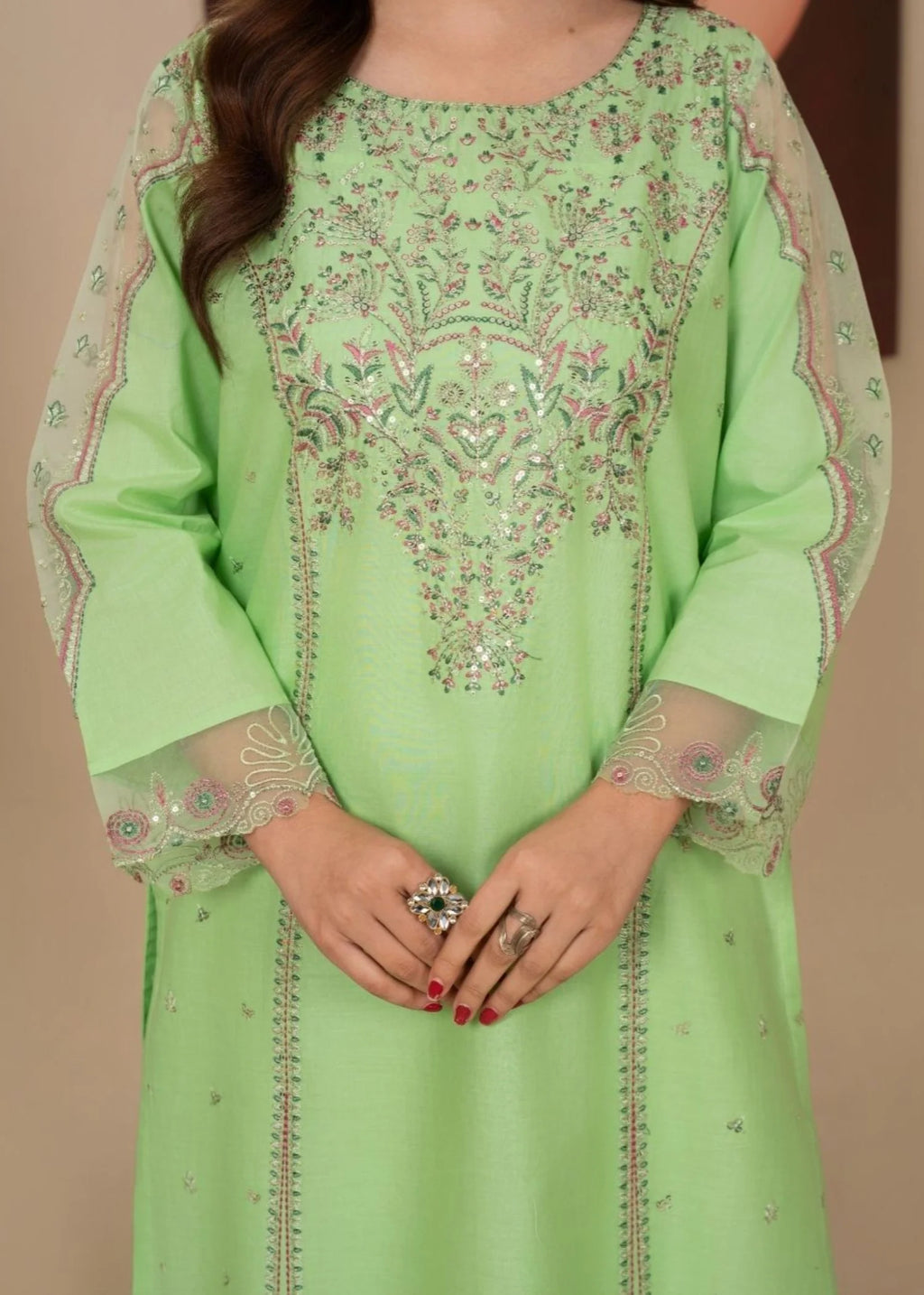 3Pc Embroidered Lawn Cotton EID-S26-0004