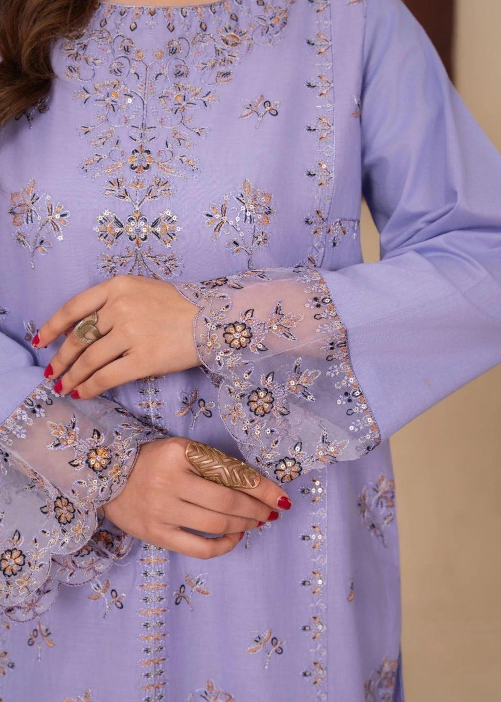 3Pc Embroidered Lawn Cotton EID-S26-0005