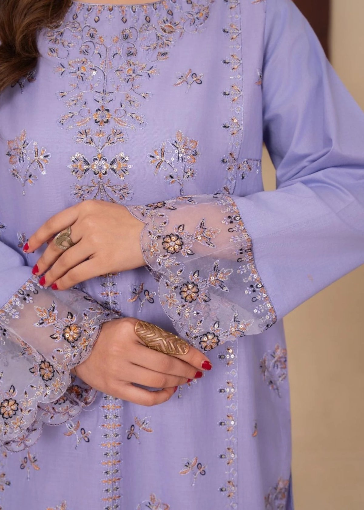 3Pc Embroidered Lawn Cotton EID-S26-0005