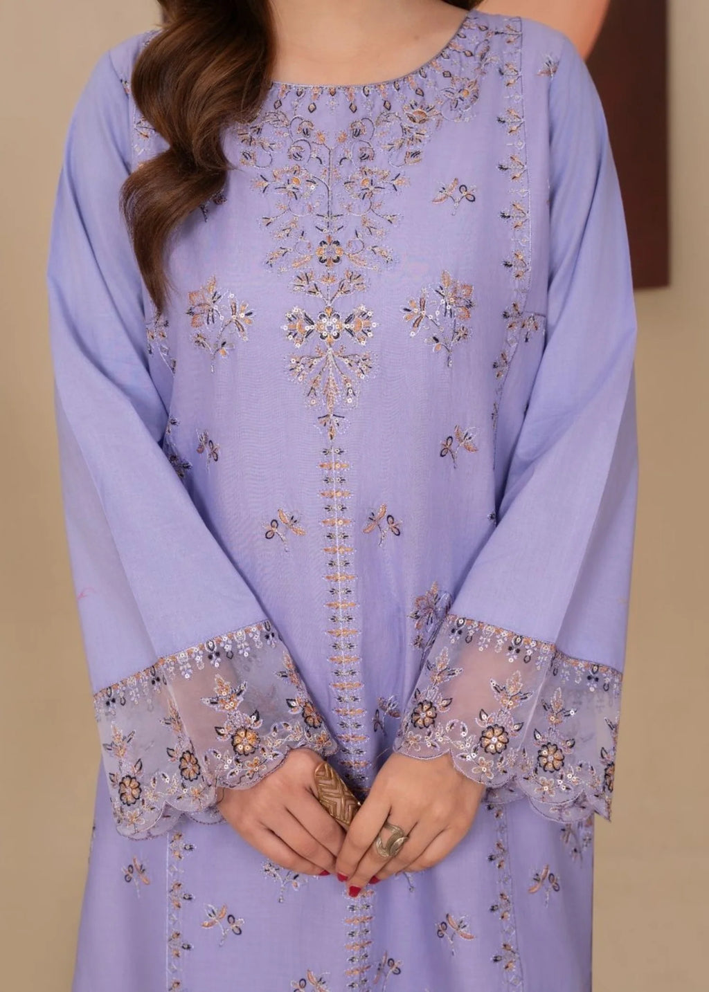 3Pc Embroidered Lawn Cotton EID-S26-0005