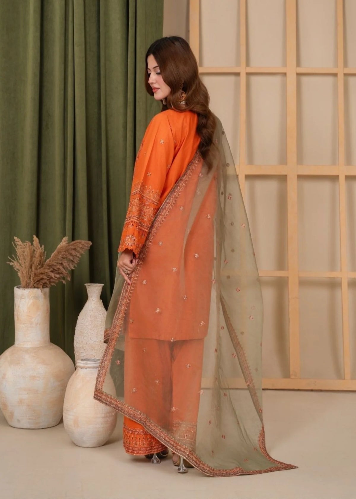 3Pc Embroidered Lawn Cotton EID-S26-0006