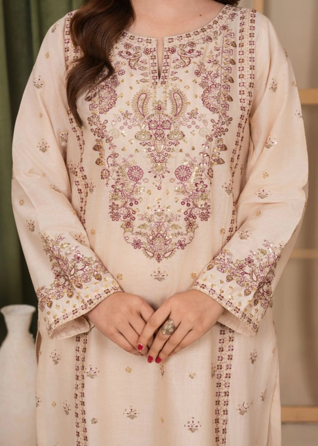3Pc Embroidered Lawn Cotton EID-S26-0011
