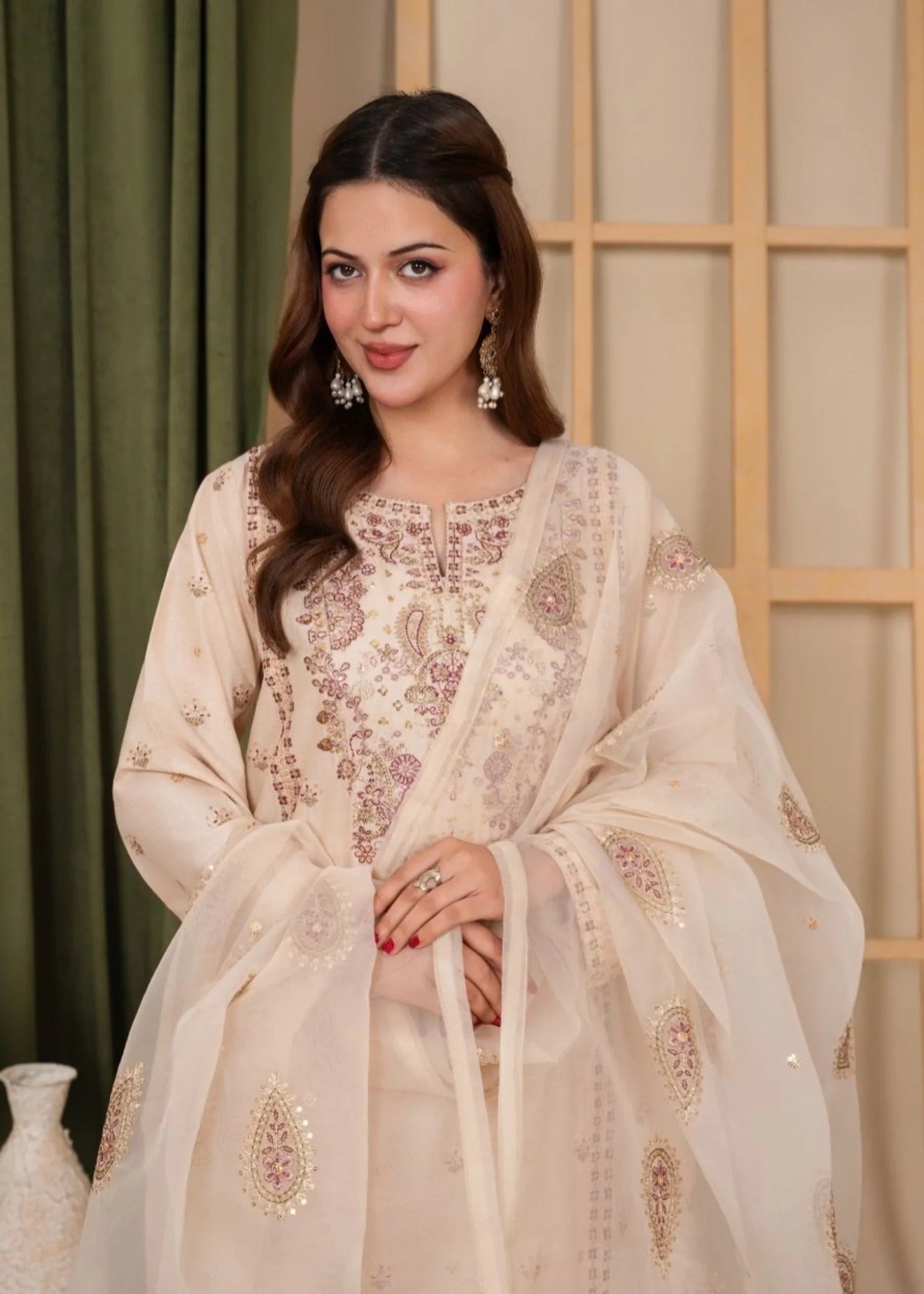 3Pc Embroidered Lawn Cotton EID-S26-0011