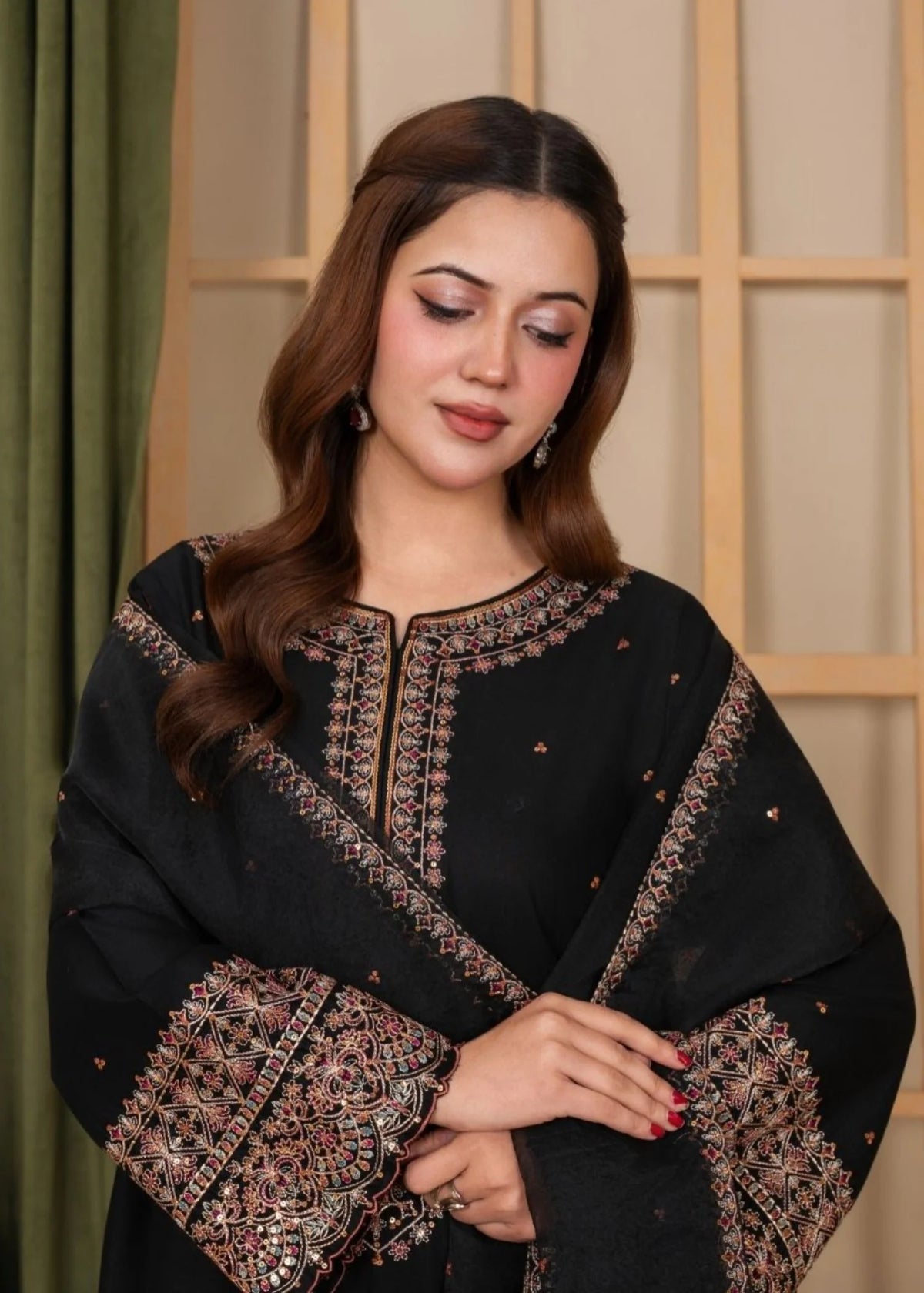 3Pc Embroidered Lawn Cotton EID-S26-0012