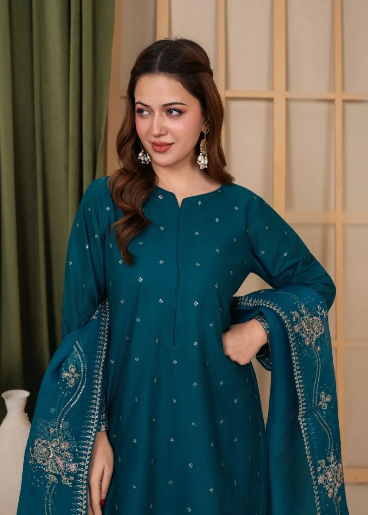 3Pc Embroidered Lawn Cotton EID-S26-0012