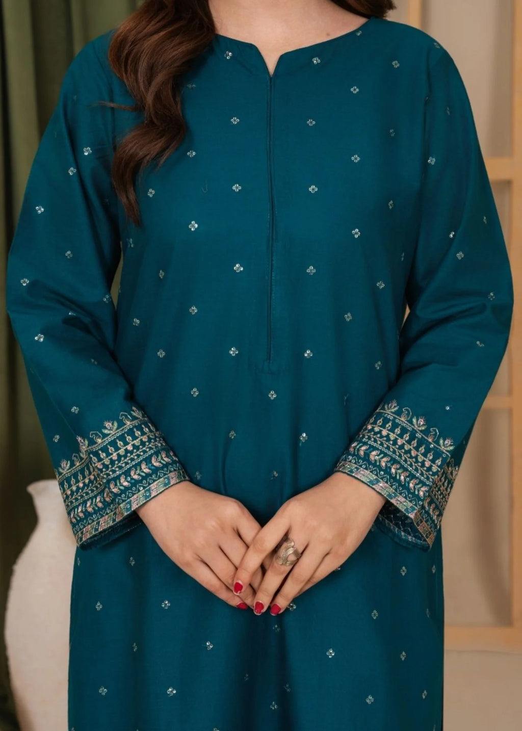 3Pc Embroidered Lawn Cotton EID-S26-0012