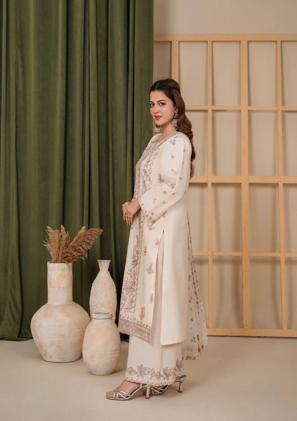 3Pc Embroidered Lawn Cotton EID-S26-0007