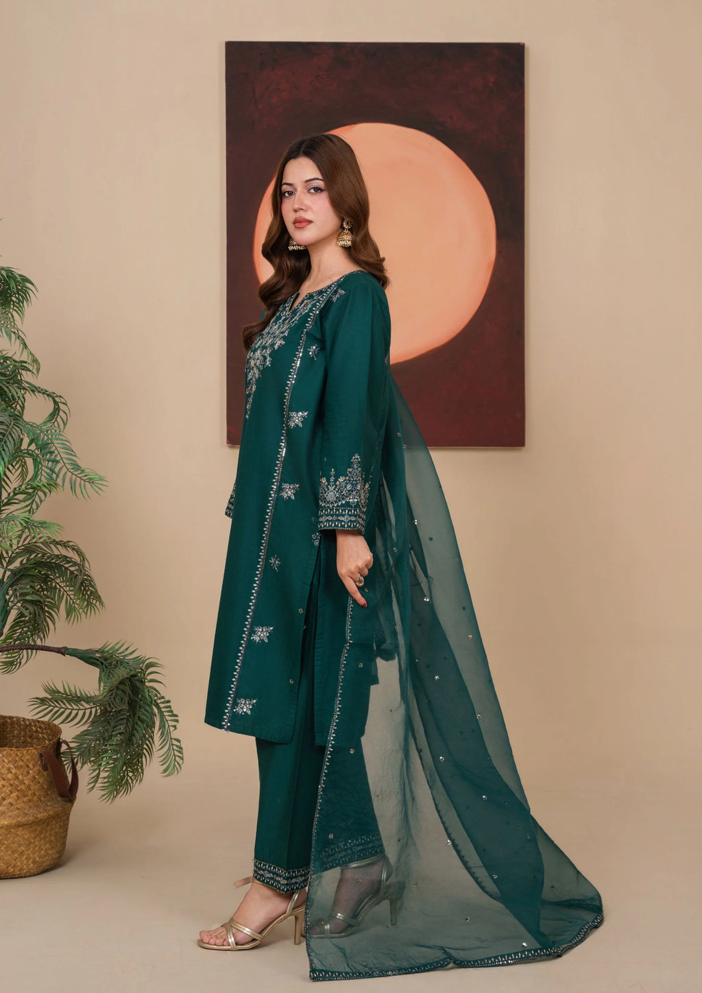 3Pc Embroidered Lawn Cotton EID-S26-0001