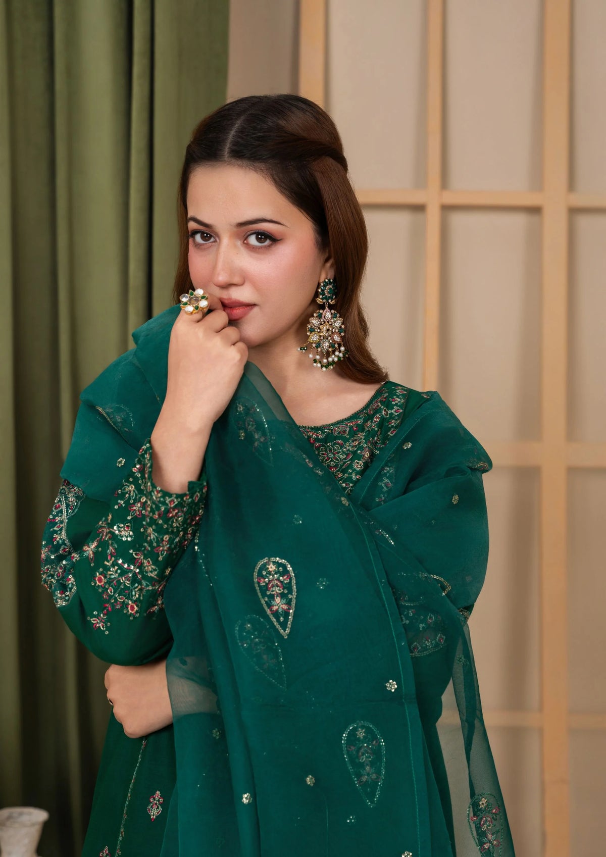 3Pc Embroidered Lawn Cotton EID-S26-0008
