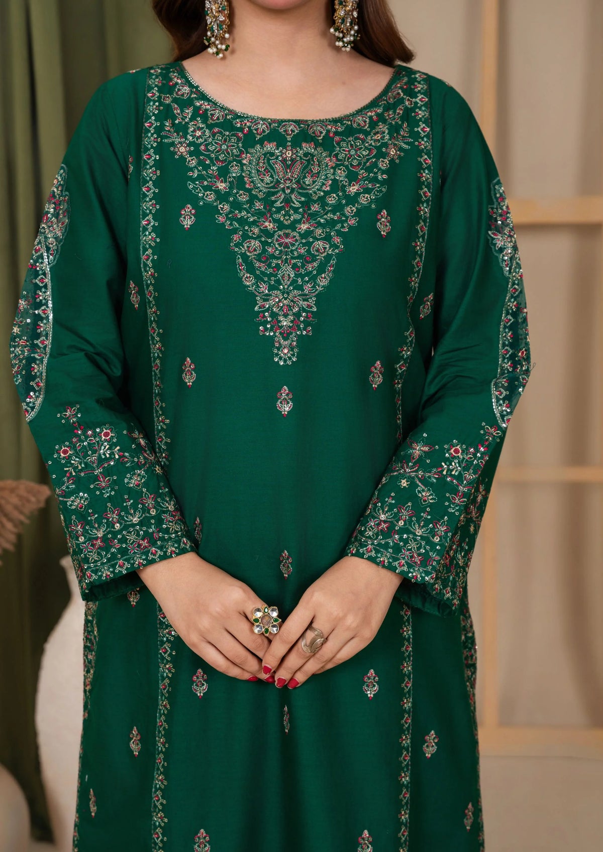 3Pc Embroidered Lawn Cotton EID-S26-0008