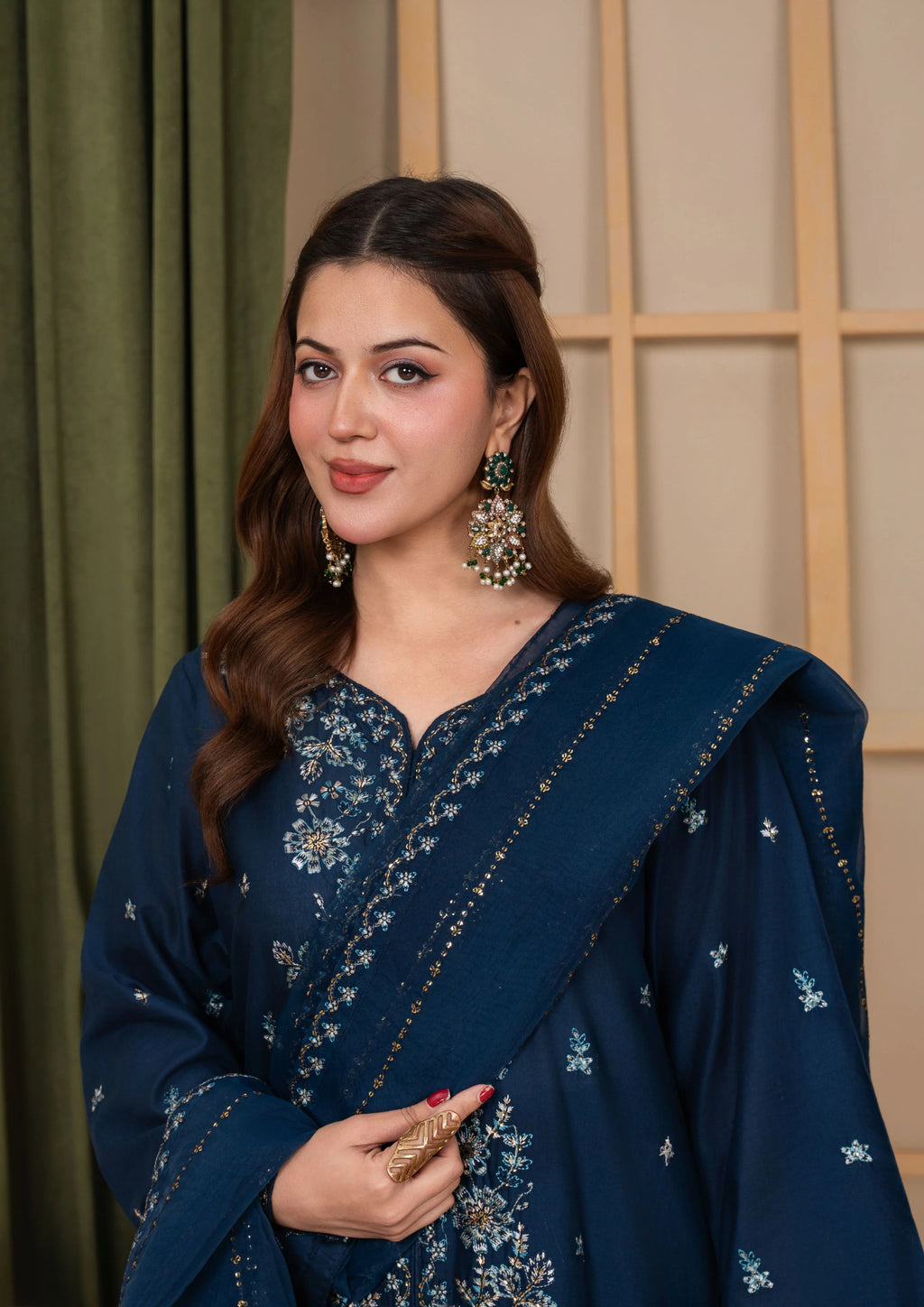 3Pc Embroidered Lawn Cotton EID-S26-0010