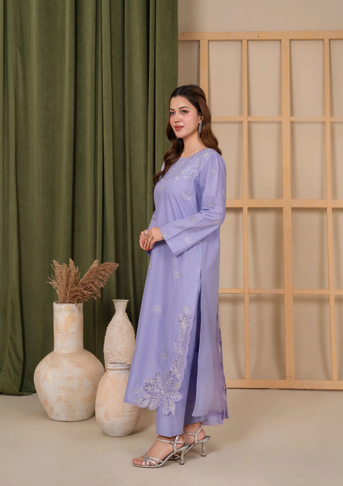 3Pc Embroidered Lawn Cotton EID-S26-0009