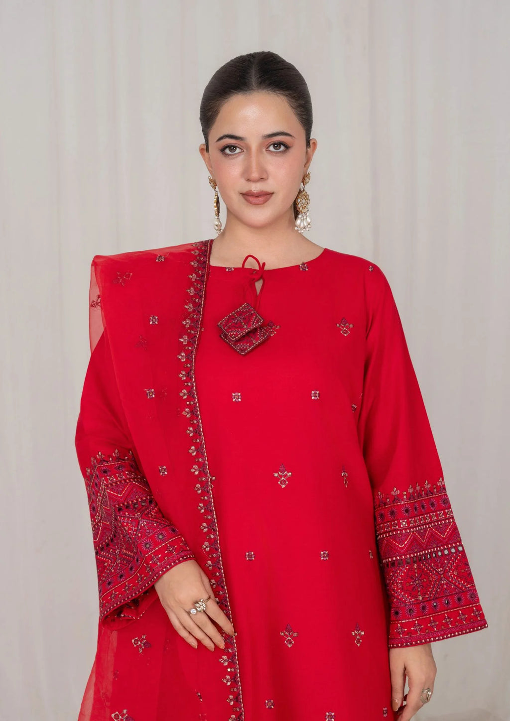 3Pc Embroidered Lawn Cotton EID-S26-0016