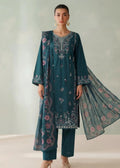 3Pc Embroidered Lawn Cotton with Digital Print Chiffon Dupatta ZAUQ-S26-0002