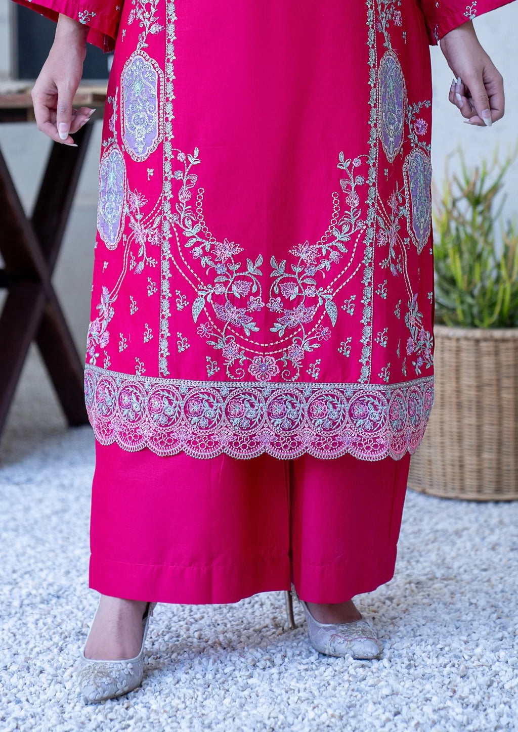 3Pc Embroidered Lawn Cotton with Digital Print Tissue Silk Dupatta ZAUQ-S26-0005
