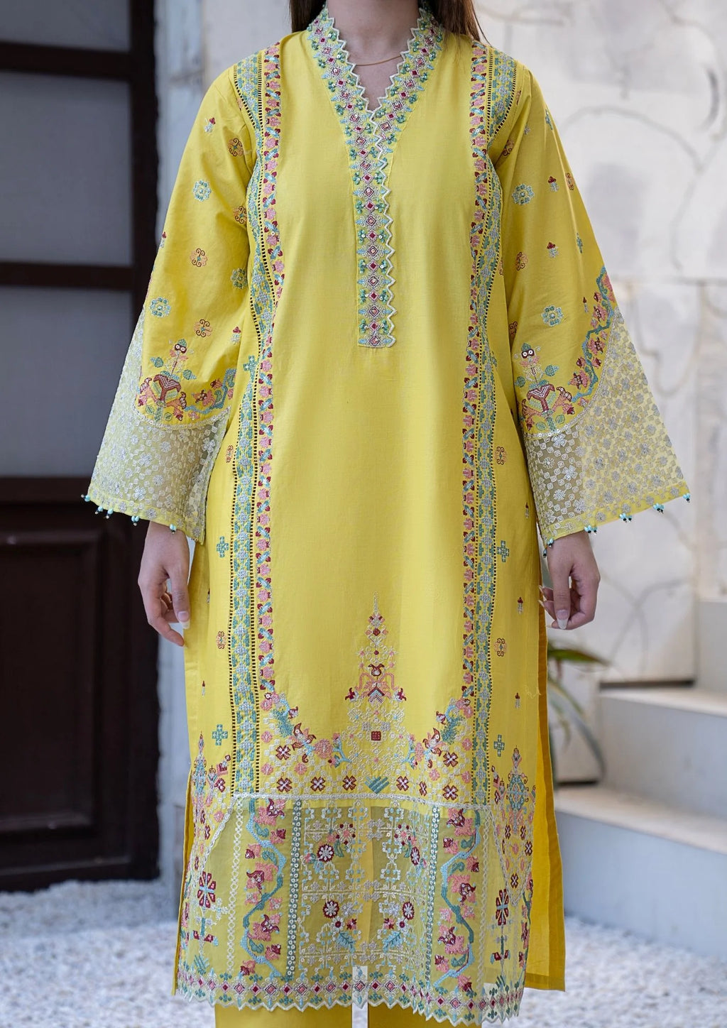 3Pc Embroidered Lawn Cotton ZAUQ-S26-0006
