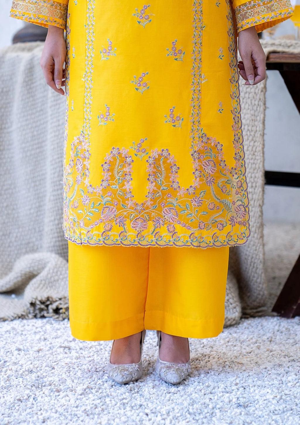 3Pc Embroidered Lawn Cotton ZAUQ-S26-0008