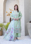 3Pc Embroidered Lawn Cotton ZAUQ-S26-0011