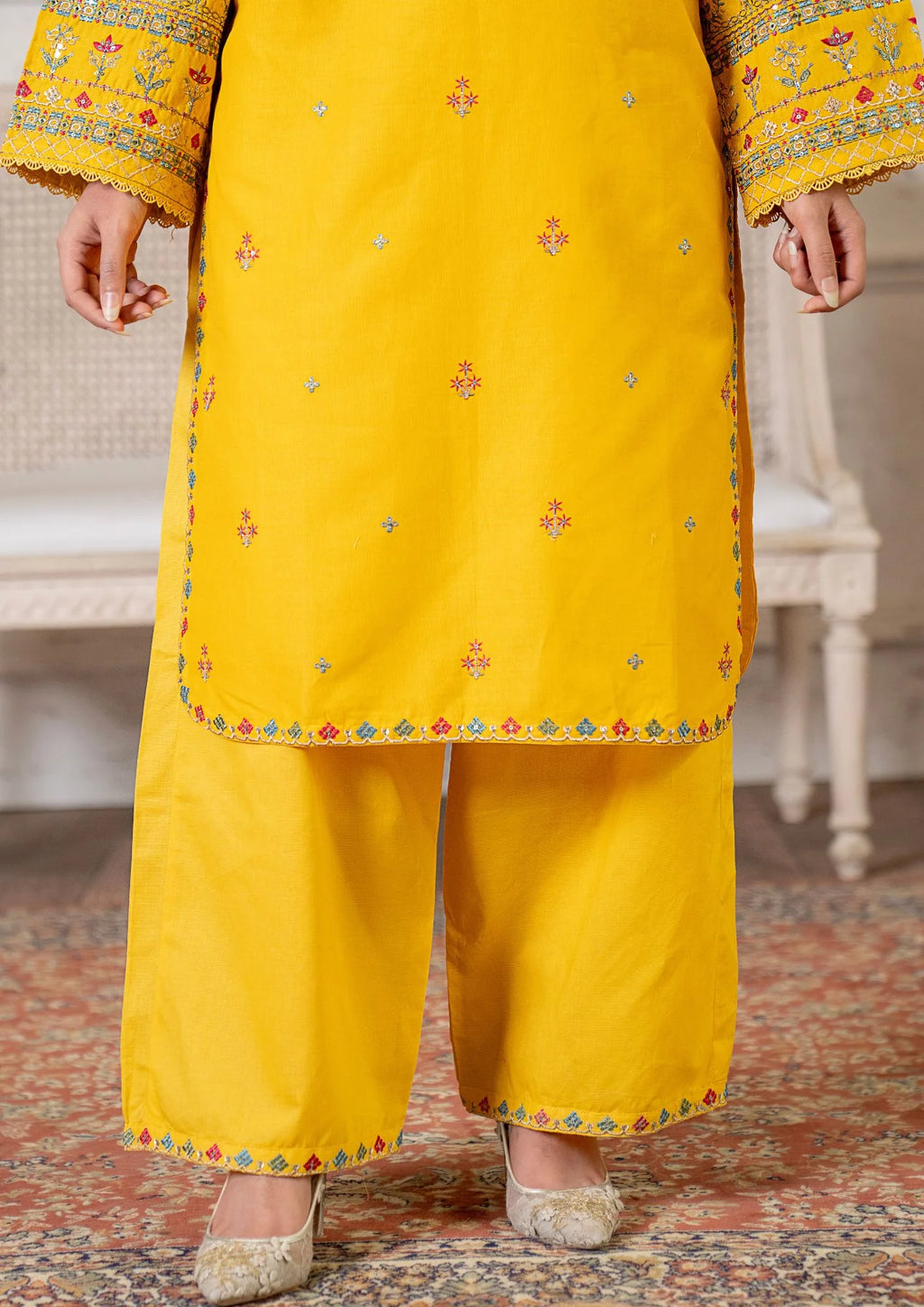 3Pc Embroidered Lawn Cotton ZAUQ-S26-0012