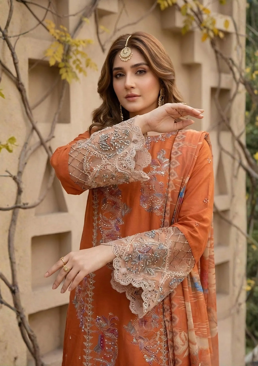 3Pc Embroidered Lawn Cotton ZAUQ-S26-0013