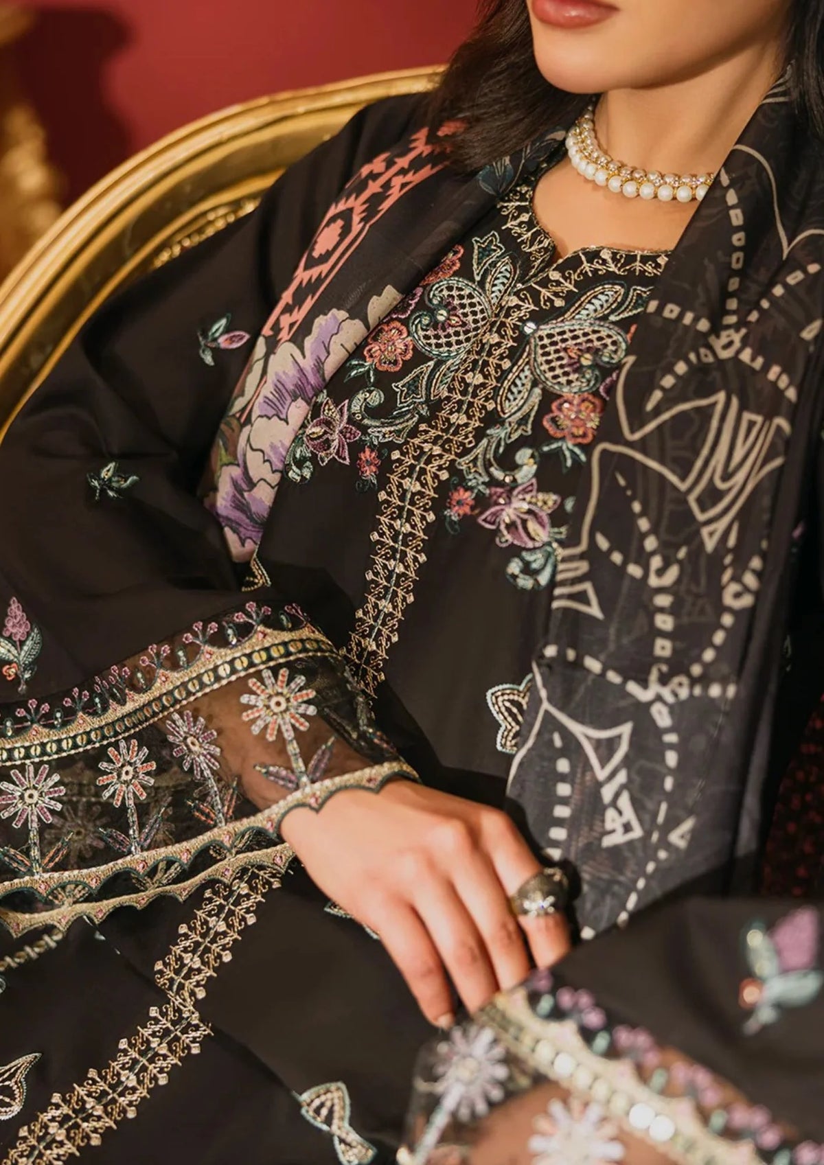 3Pc Embroidered Lawn Cotton ZAUQ-S26-0014