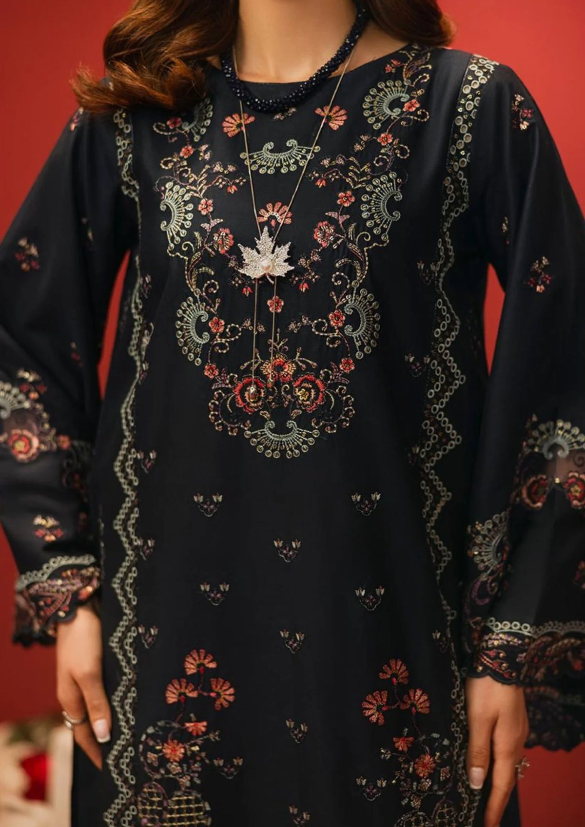 3Pc Embroidered Lawn Cotton ZAUQ-S26-0016