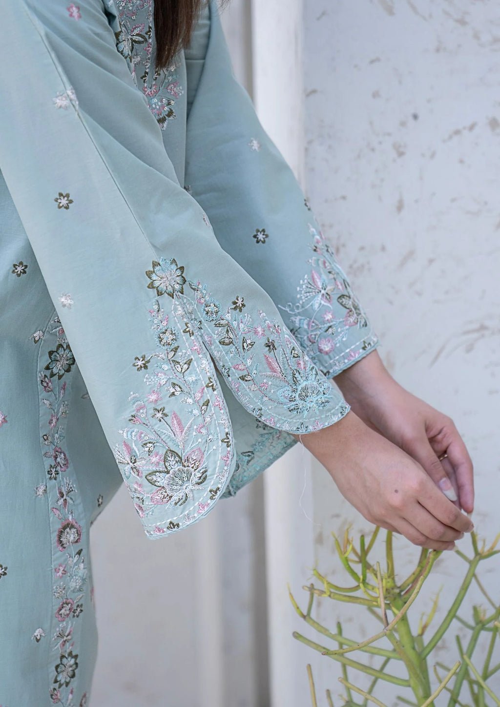 3Pc Embroidered Lawn Cotton ZAUQ-S26-0017