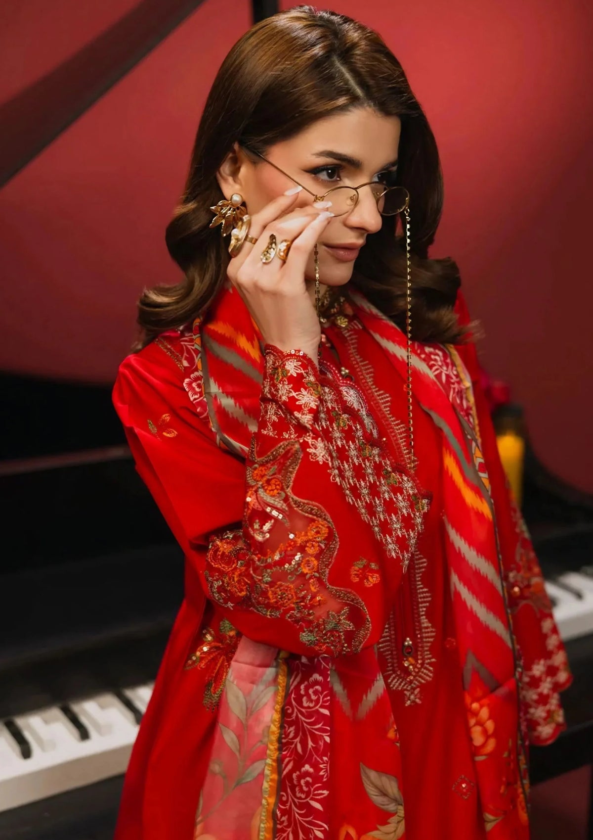 3Pc Embroidered Lawn Cotton ZAUQ-S26-0015