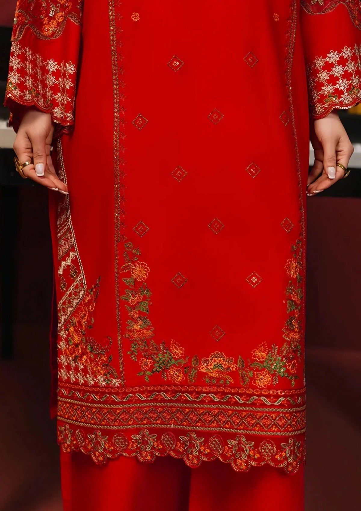 3Pc Embroidered Lawn Cotton ZAUQ-S26-0015
