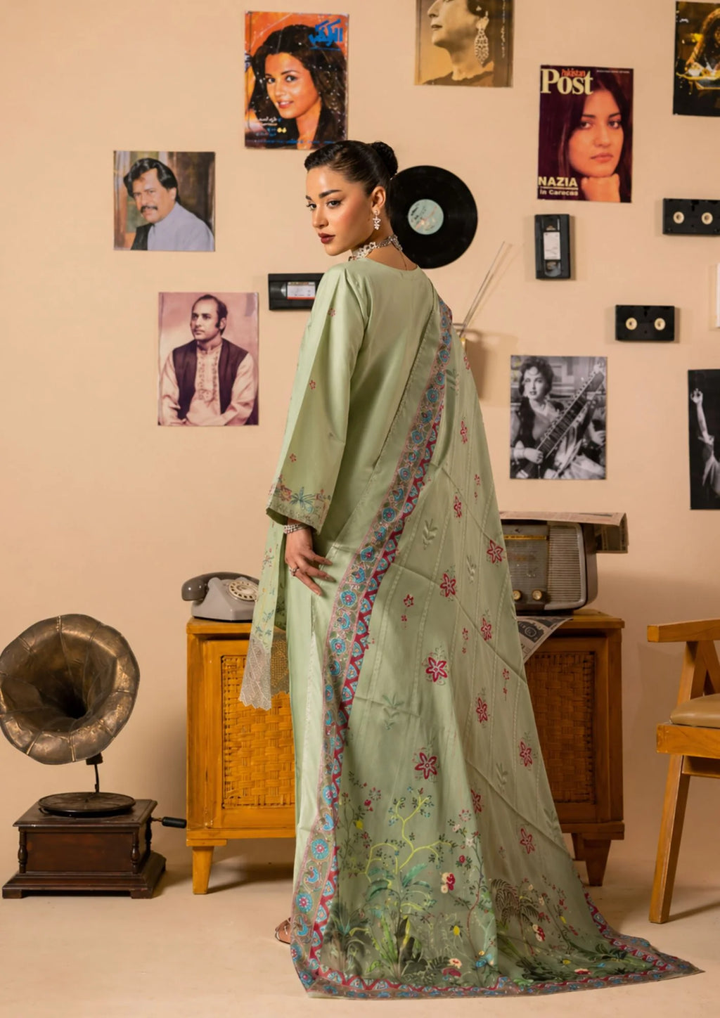3Pc Embroidered Lawn Cotton ZAUQ-S26-0019
