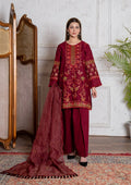 3Pc Embroidered Lawn Cotton ZAUQ-S26-0021