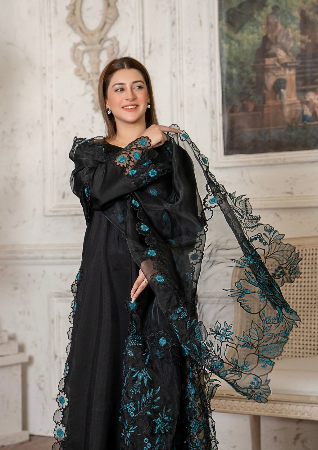 3Pc Embroidered Lawn Cotton ZAUQ-S26-0023