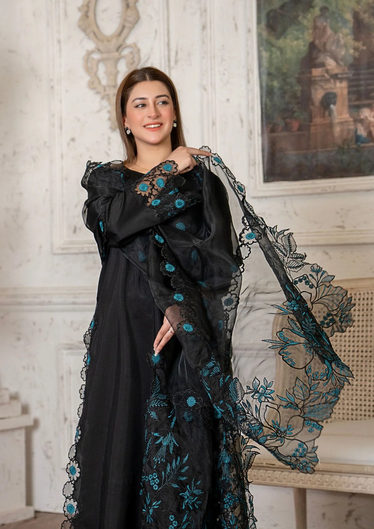 3Pc Embroidered Lawn Cotton ZAUQ-S26-0023