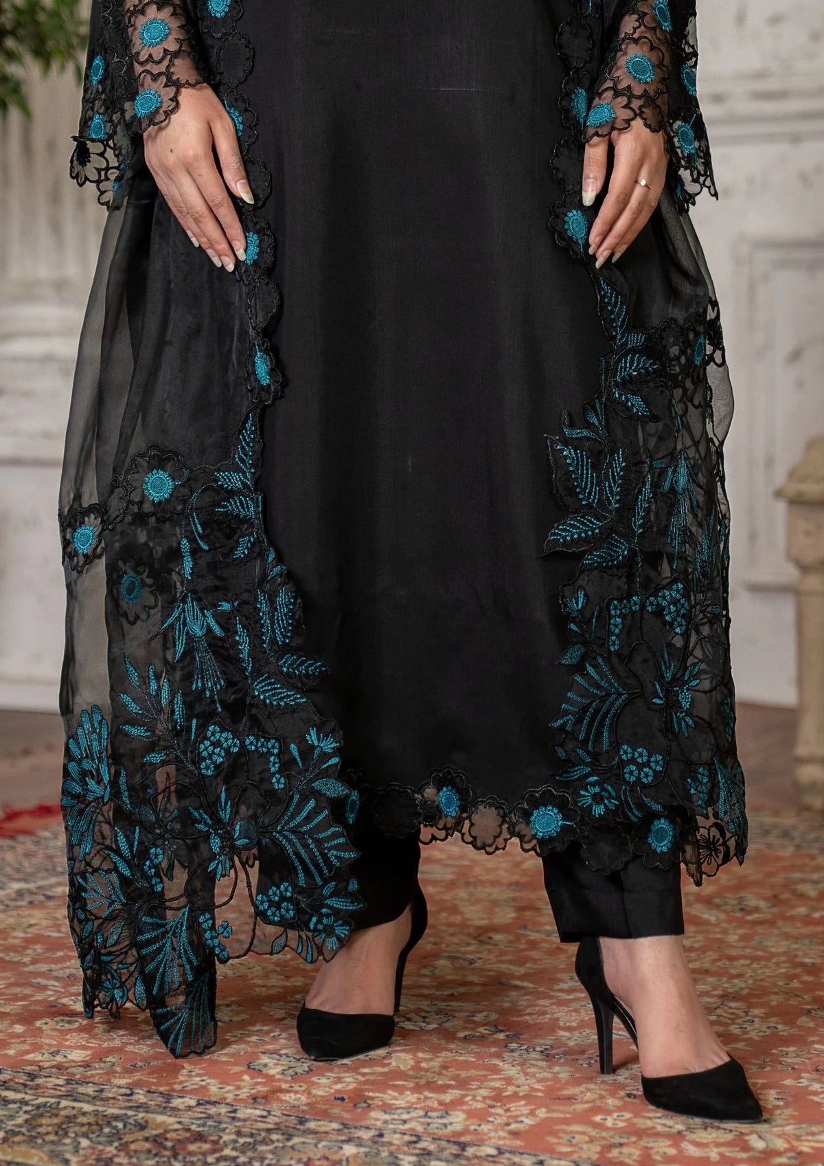 3Pc Embroidered Lawn Cotton ZAUQ-S26-0023