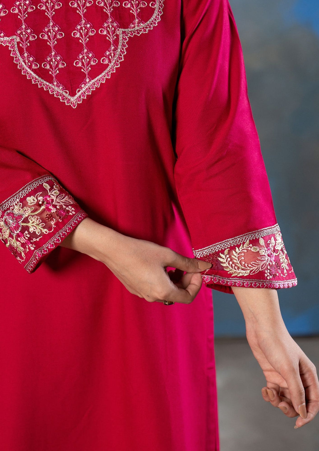 3Pc Embroidered Khaddar AMLT-W26-0003