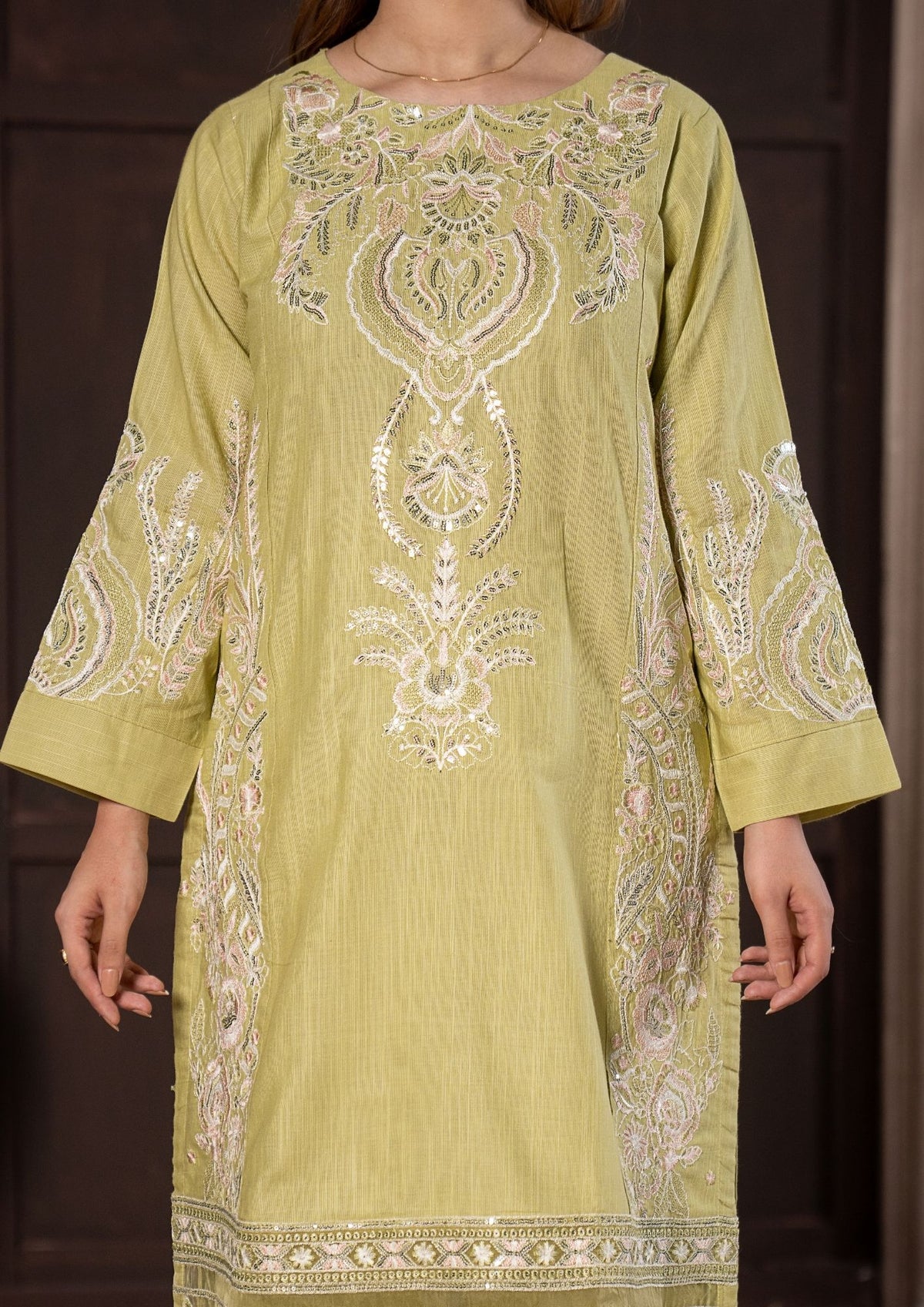 3Pc Embroidered Khaddar AMLT-W26-0007