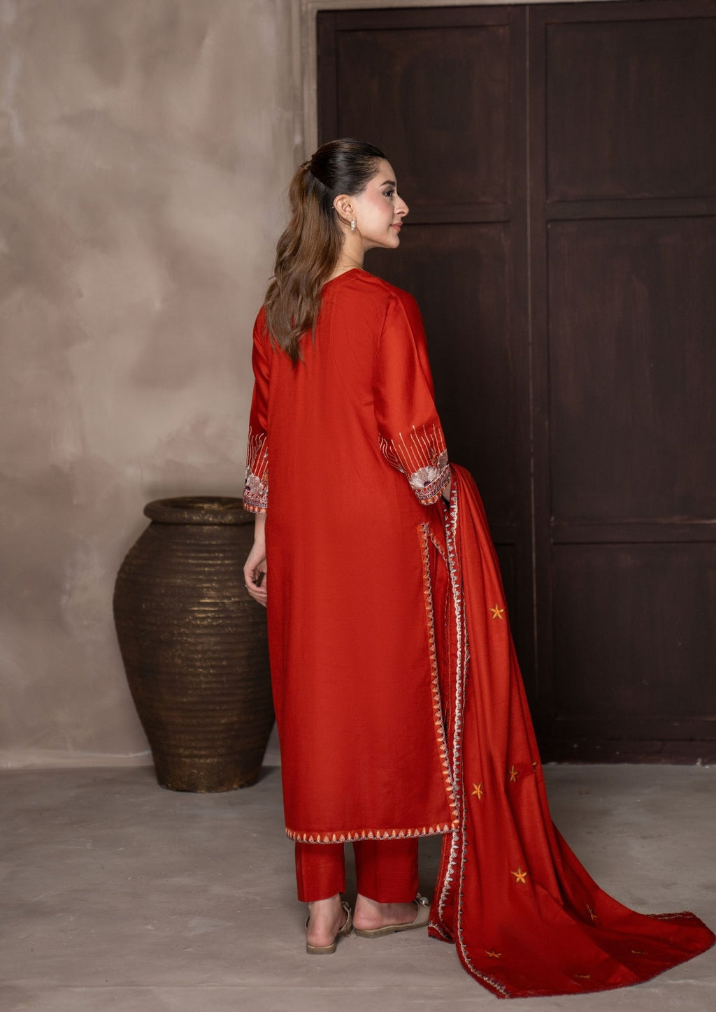 3Pc Embroidered Khaddar AMLT-W26-0008