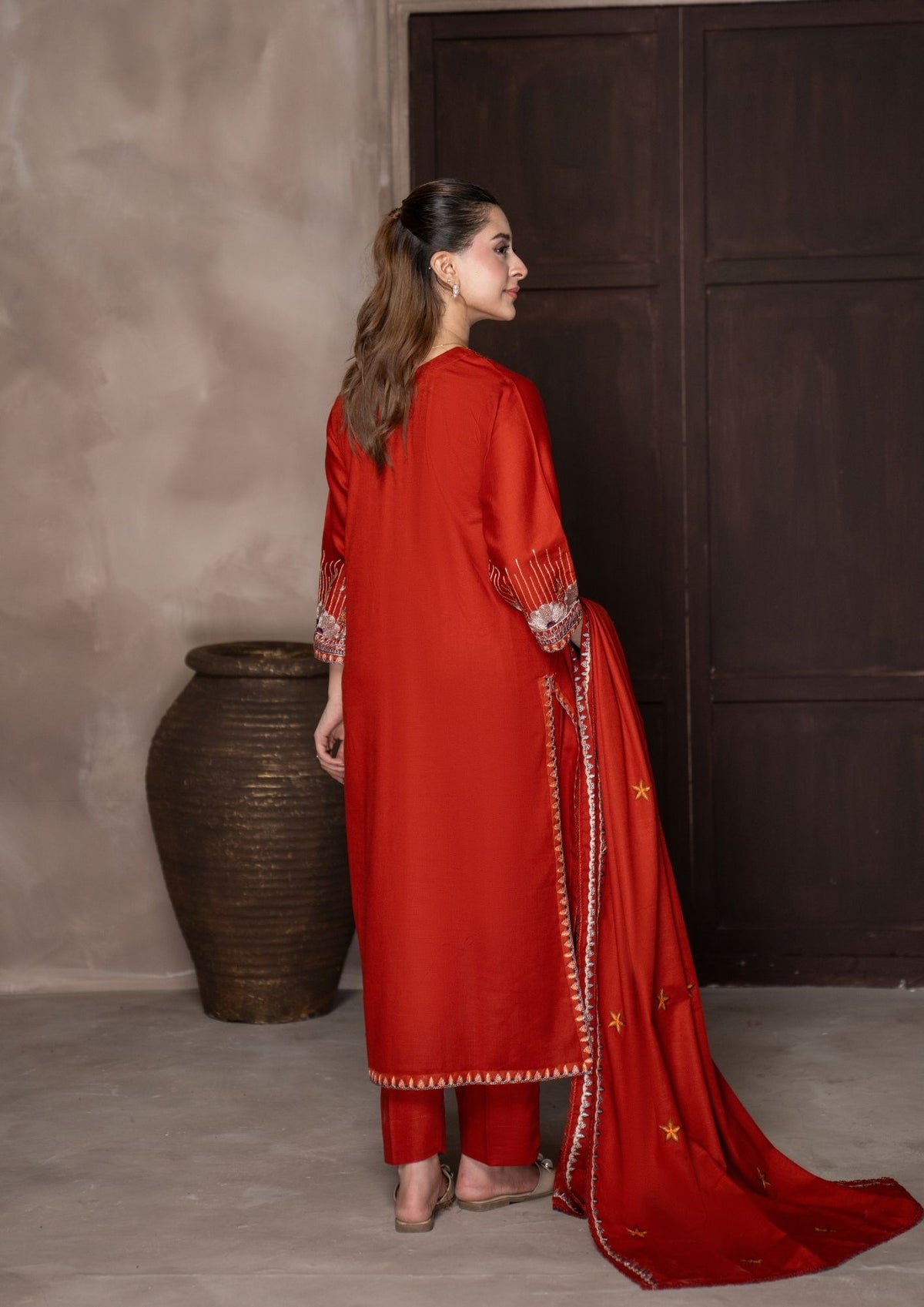 3Pc Embroidered Khaddar AMLT-W26-0008