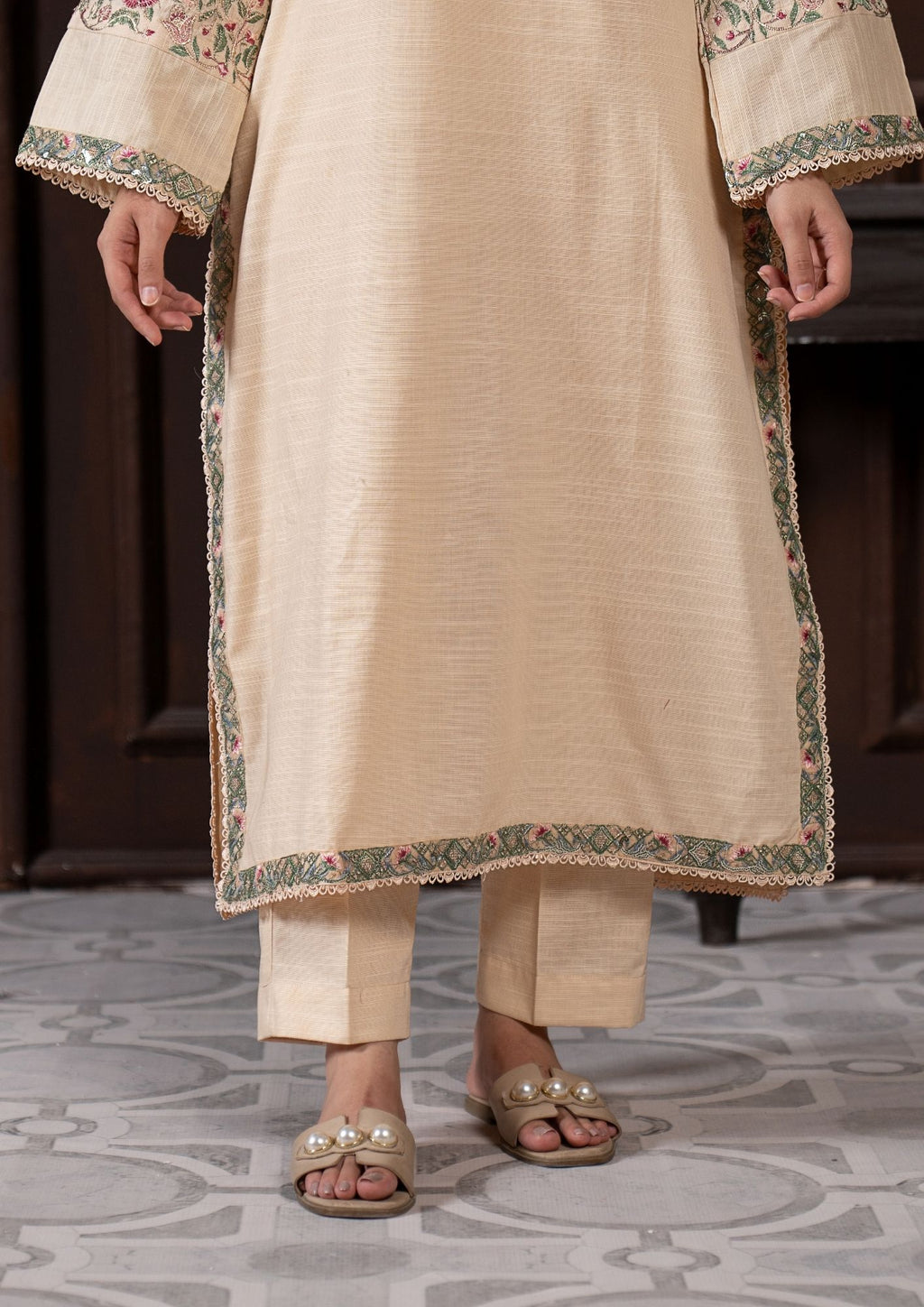 3Pc Embroidered Khaddar AMLT-W26-0010