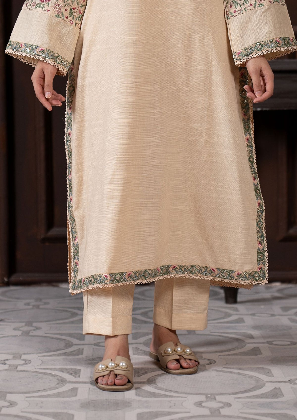 3Pc Embroidered Khaddar AMLT-W26-0010