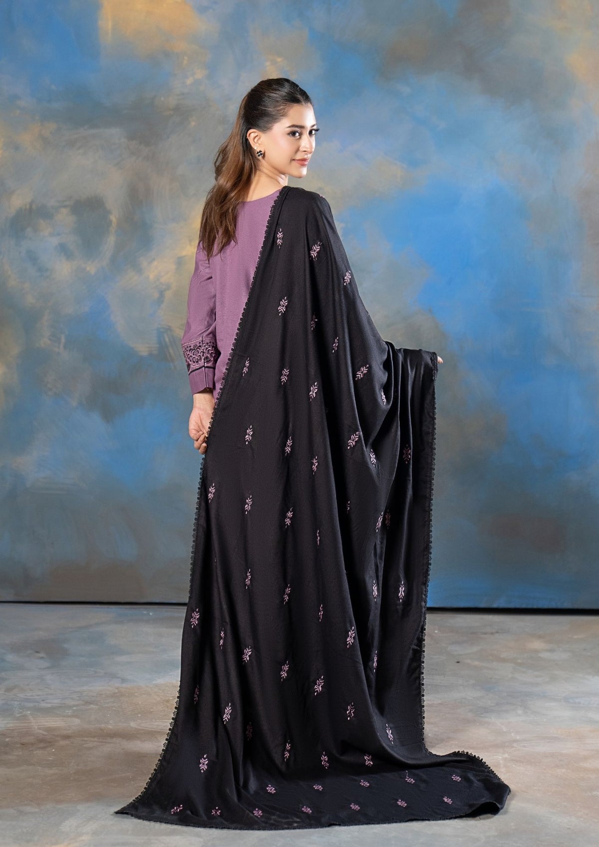 3Pc Embroidered Khaddar AMLT-W26-0011