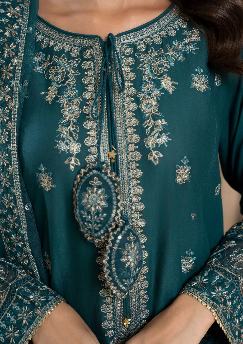 3Pc Embroidered Lawn ZAUQ-S25-0010